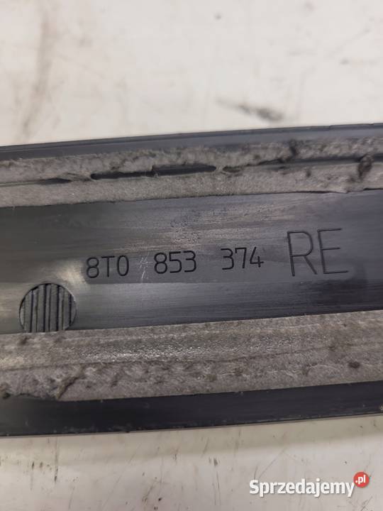 LISTWA PROGOWA PRAWA A5 8T COUPE 8T0853374 śląskie Przystajń