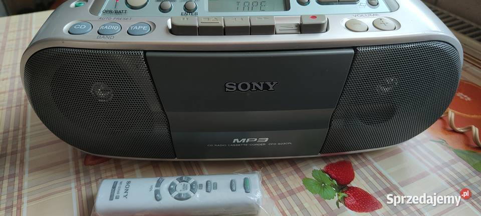 Radiomagnetofon SONY CFDSO3 CPL Sprawne Kielce sprzedam