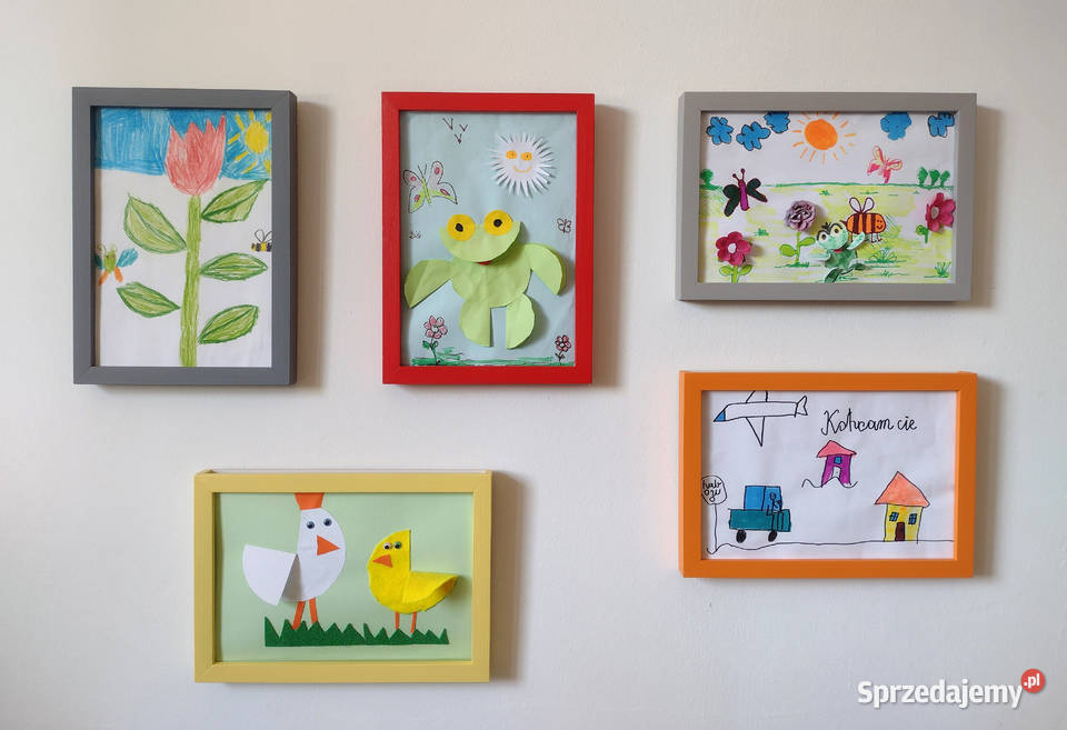 Ramka na rysunki dziecka A4 dzieci Ramki Olsztyn