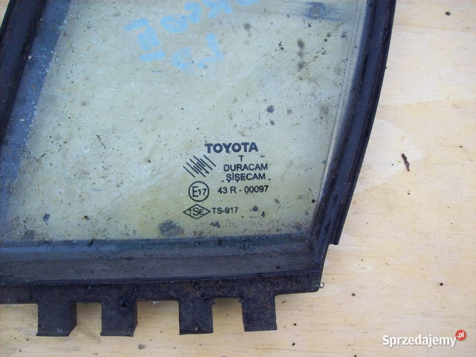 Corolla Verso II Szyba drzwi lewy przod przednia Rok produkcji 2004
