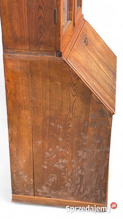 Stary sekretarzyk z przeszkloną nadstawką zachodniopomorskie Gryfice
