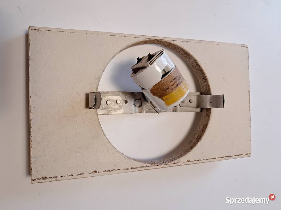 Szklana unikatowa lampa plafon kinkiet z lat 60 małopolskie Kraków