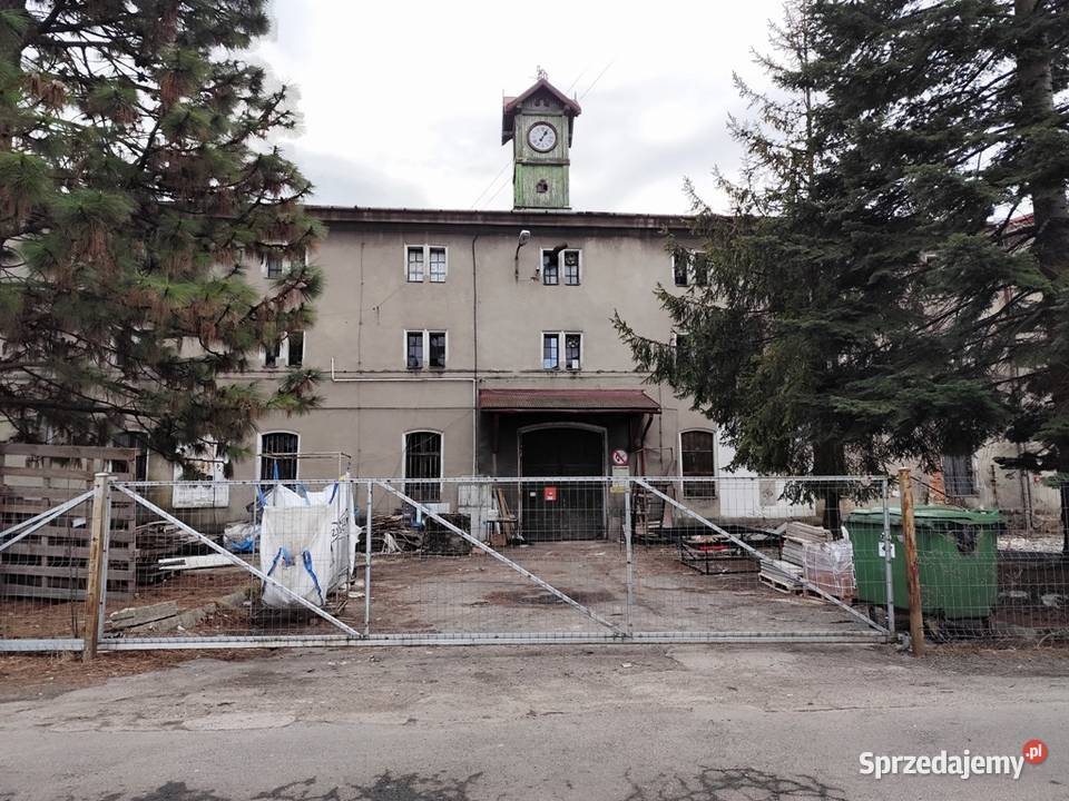 Działka 51a z budynkami PU 2650m2 USTROŃ Centrum Ustroń