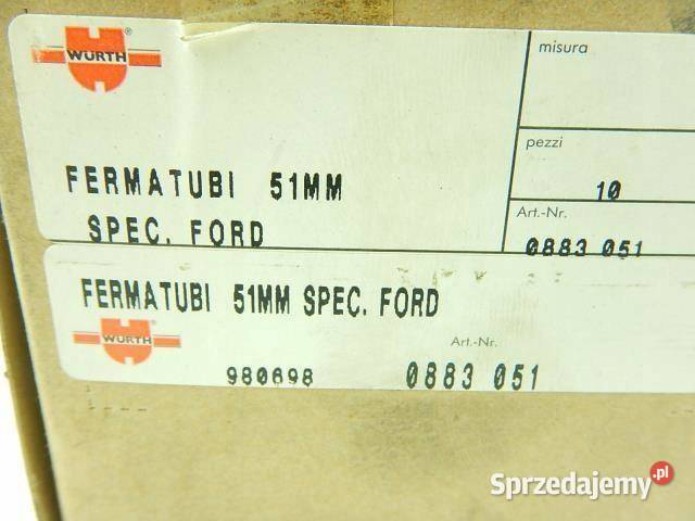 OBEJMA CYBANT UKSZTAŁTNA TŁUMIKA 51MM FORD