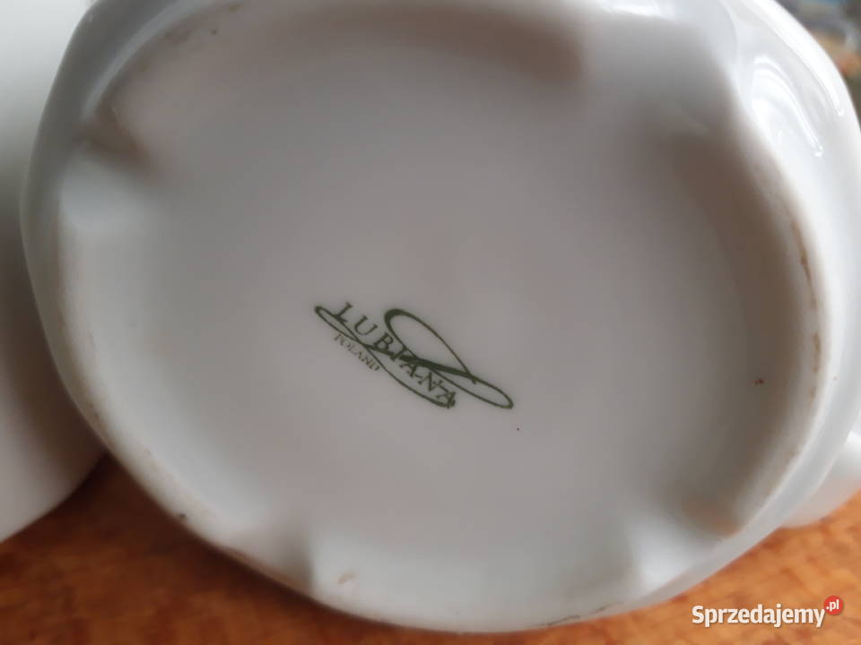 kubki Merkury 300 ml porcelana Lubiana 2 sztuki mazowieckie sprzedam