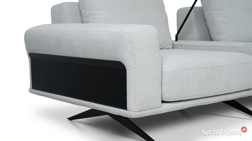 Narożnik Sines z barkiem w tkaninie NURIEL 56 śląskie Woźniki