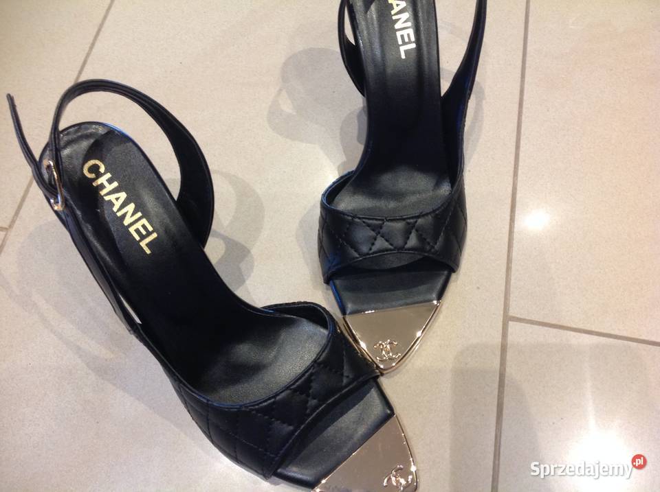 Czarne Sandałki Damskie 365 j Nowe Nowa Sól