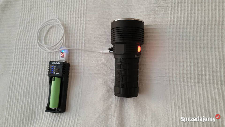 LATARKA CONVOY 4X18A XHP702 4300LM 40W LED USBC wielkopolskie Poznań