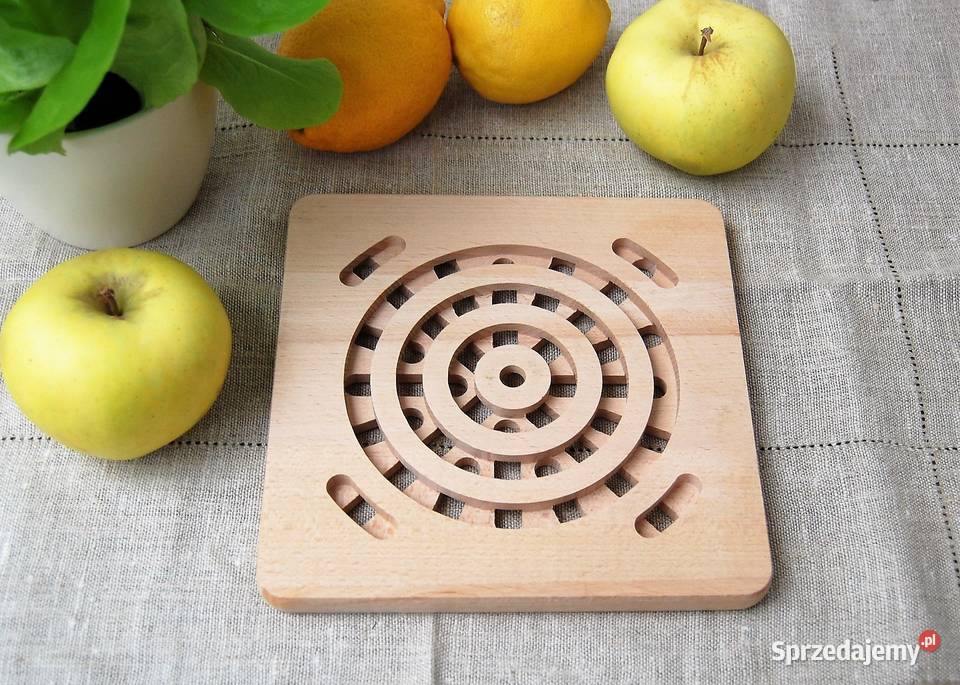 Podstawka podkładka drewniana drewno bukowe Lublin