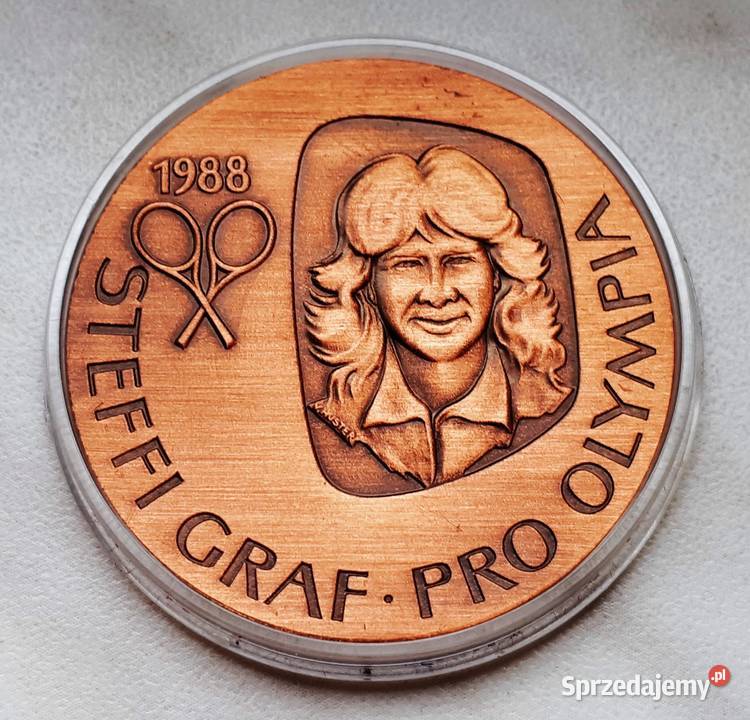 H24 NIEMCY medal Steffi Graf 1988 r Łask