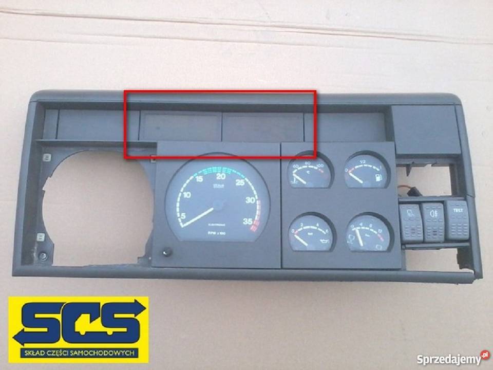 IVECO EUROCARGO KONTROLKI LICZNIKA INFORMACYJNE Wyposażenie wnętrza Bieleń