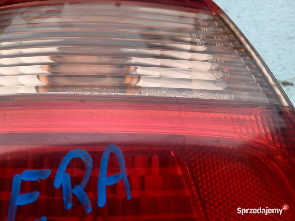 Lampa Lewy Tył Nissan Almera osobowe lubelskie Pogorzelec sprzedam