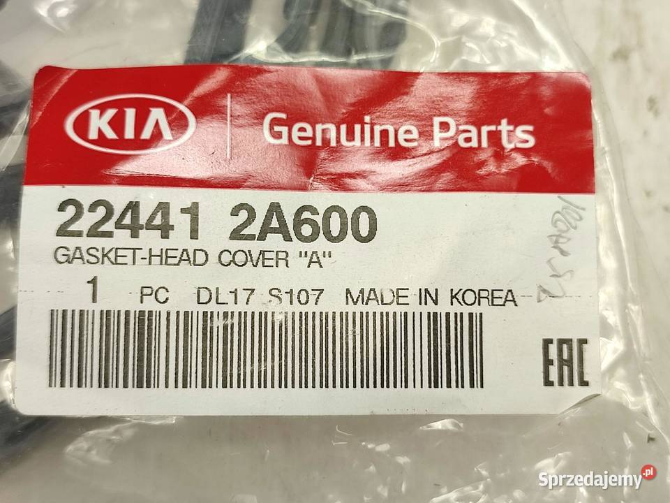 USZCZELKA POKRYWY ZAWORÓW KIA HYUNDAI 16 17 CRDi osobowe