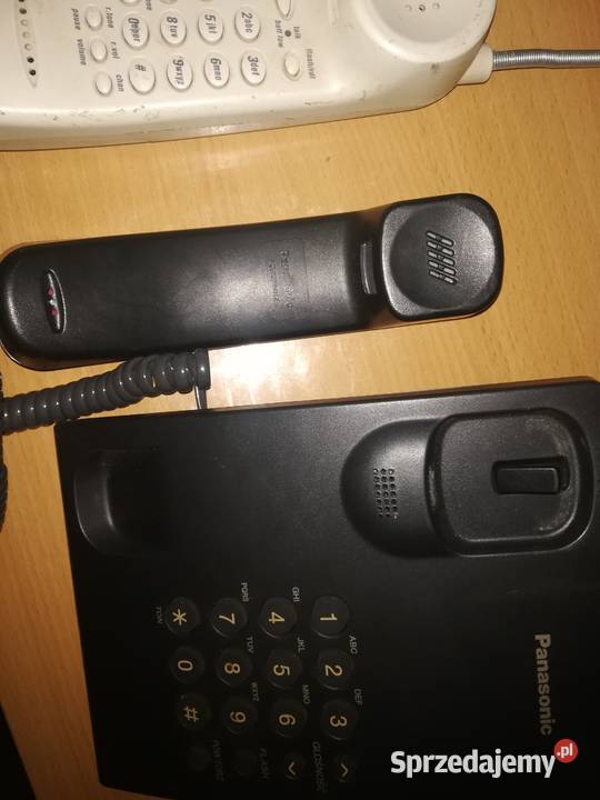 Telefony 2 firmy Panasonic stacjonarne