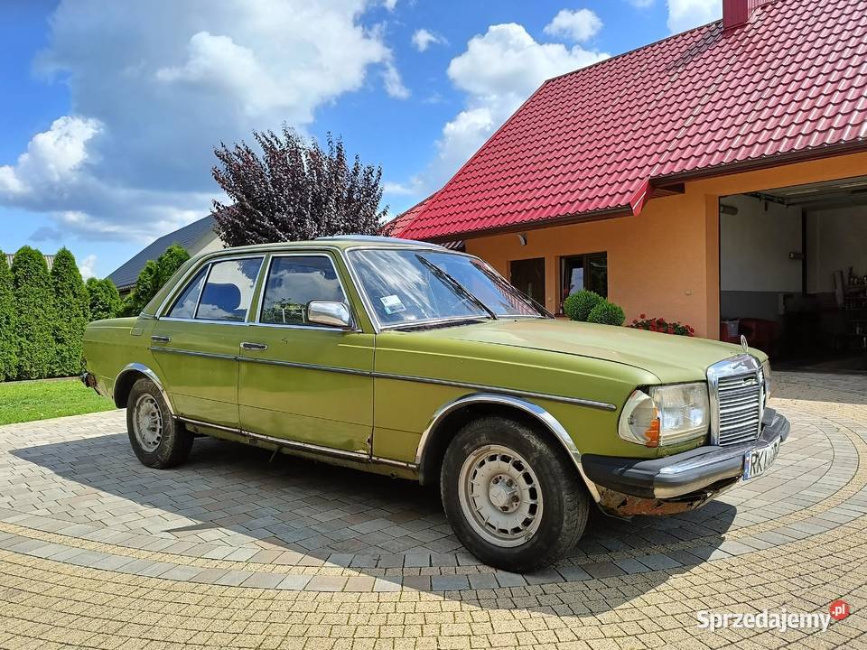 W123 beczka 1978 200D manualna podkarpackie Rzeszów