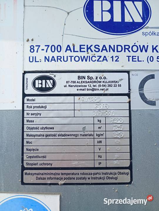 Silos bin 60 Złotniki Kujawskie