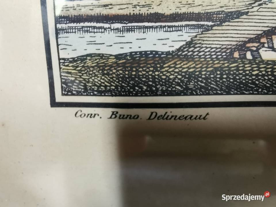 Mapa Matthus Merian Anno 1933 Moguncja Wałcz sprzedam