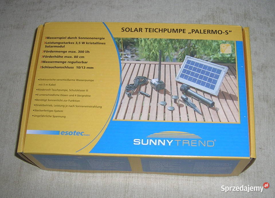 fontanna ogrodowa solarna 300 lh maks 08 m mazowieckie Wyszków