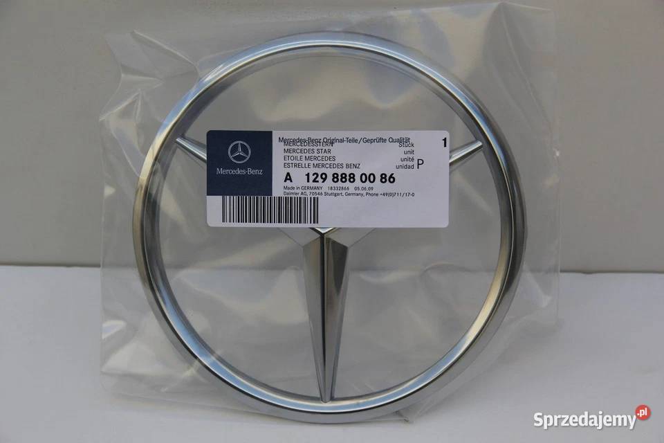 Mercedes SL R129 Gwiazda atrapy A 129 888 00 86 Koszalin