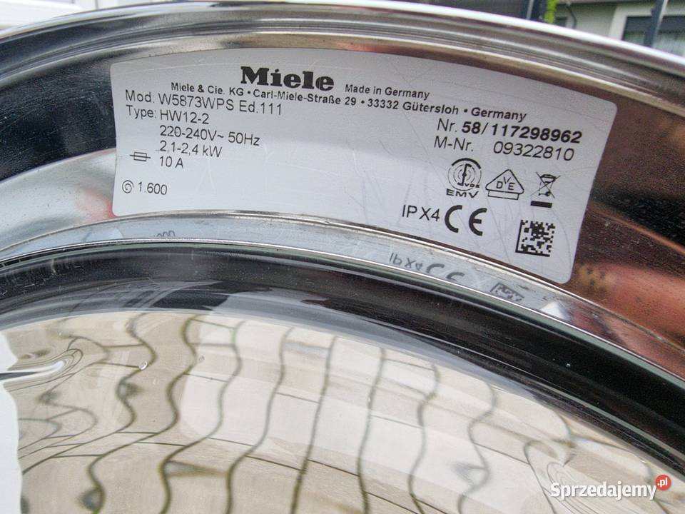 Pralka Miele W 5873 WPS Edition 111 8 SoftCare Wrocław