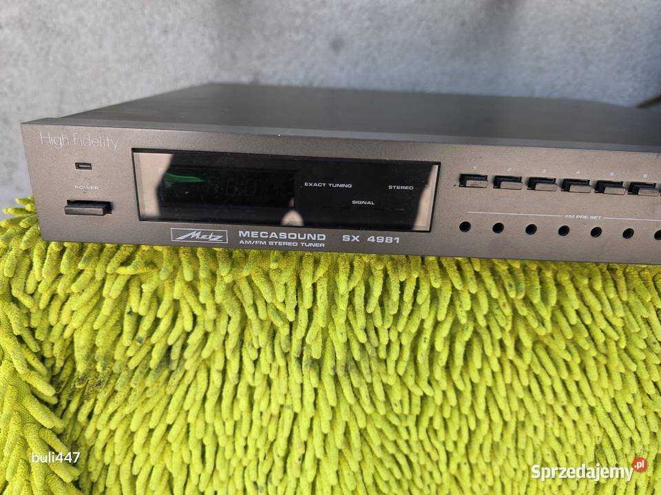 tuner metz mecasoud sx4981 high fidelity Chełm Śląski sprzedam