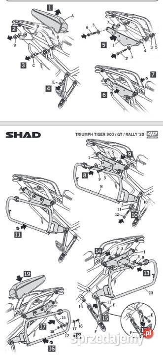 KOMPLET KUFRÓW ALUMINIOWYCH ZE STELAŻEM warmińsko-mazurskie Mrągowo sprzedam