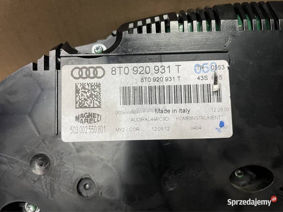 Licznik zegary 8T0920931T audi a5 8T lift Szczecin sprzedam