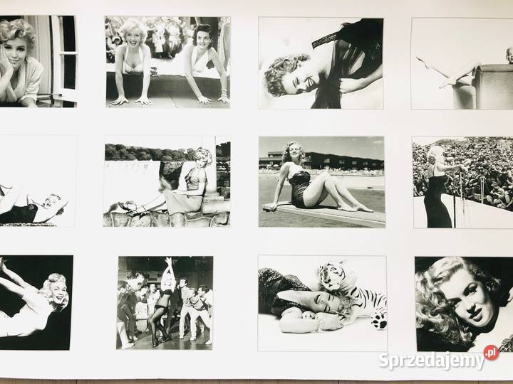Plakat obraz Marilyn Monroe 50x30 czarnobiały biały łódzkie Łódź sprzedam