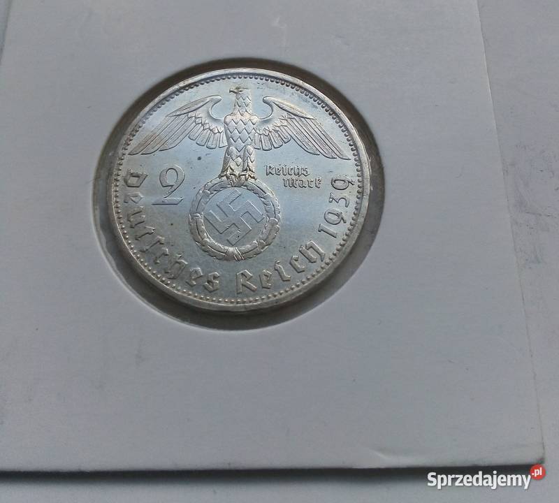 NIEMCY2 MARKI1939 rASREBRO 625 HINDENBURGŁADNA mazowieckie Legionowo