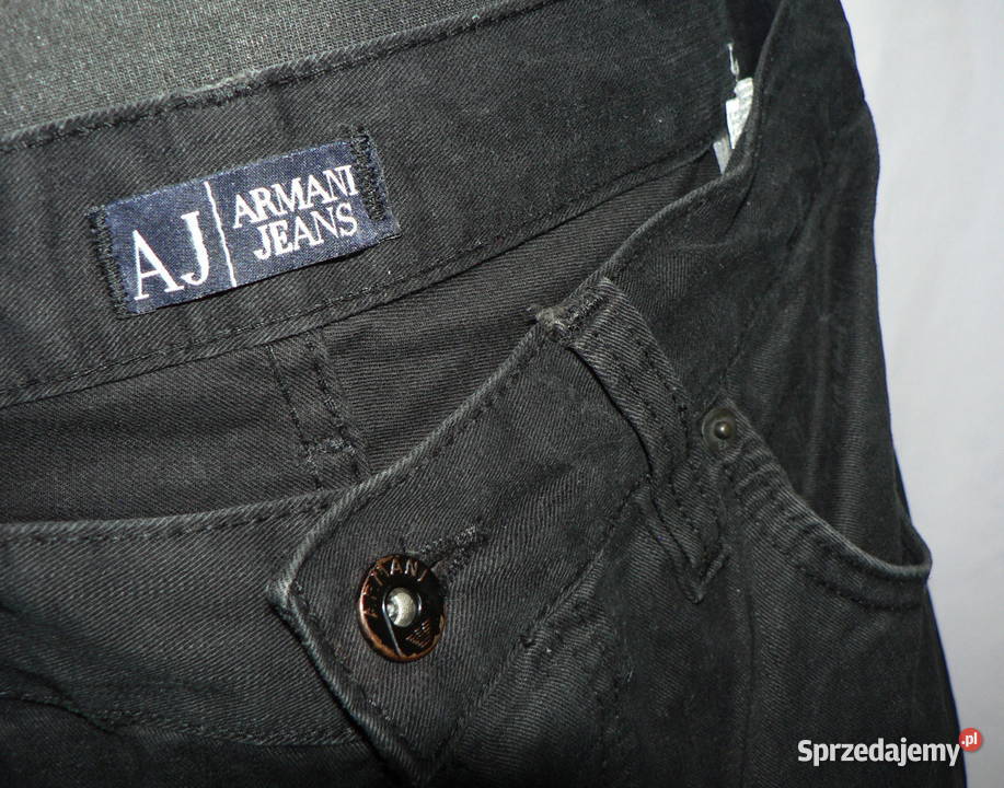 Emporio Armani czarne jeansy 3434 Łódź