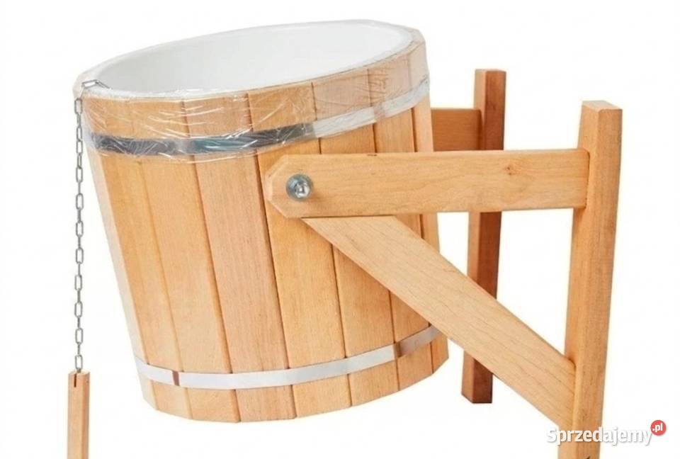 Wiadro prysznicowe do sauny i łaźni