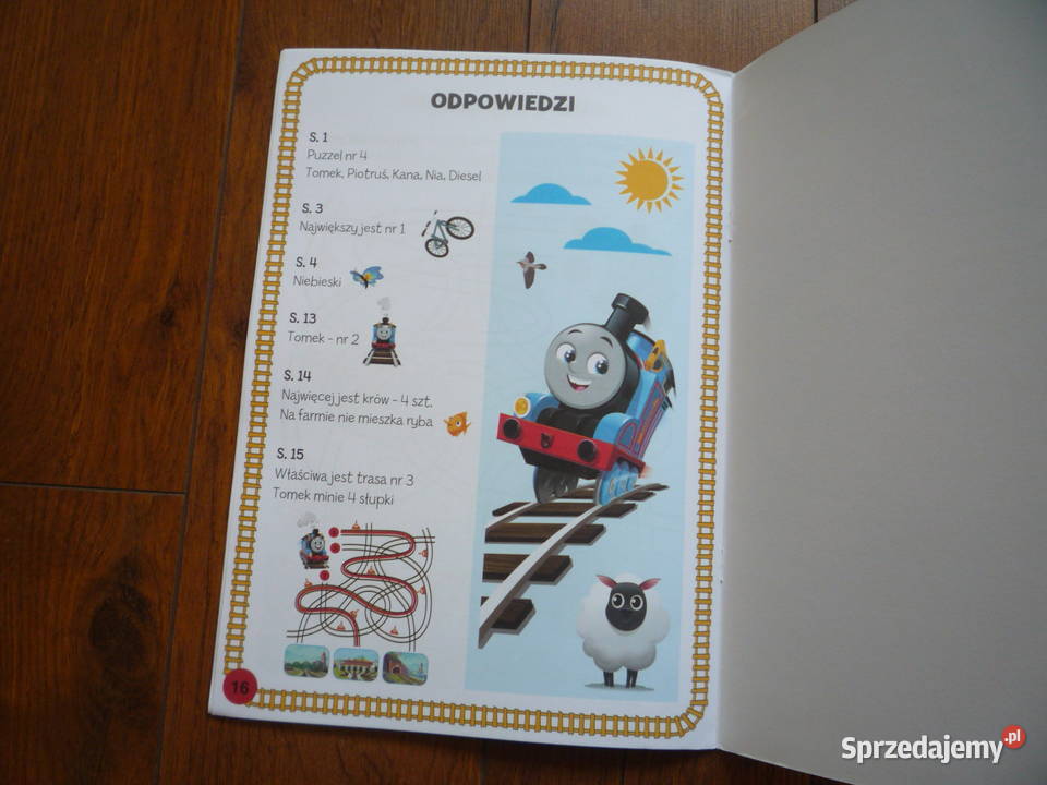 Tomek i przyjaciele Kolorowanka i zadanka zachodniopomorskie Szczecin