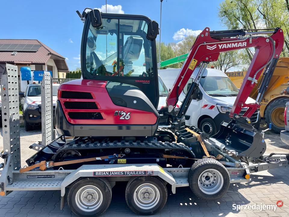 Nowa minikoparka YANMAR SV26 2022 RED Premium Łódź