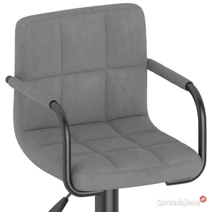 Hoker jasnoszary obity aksamitem WM334648 sprzedam