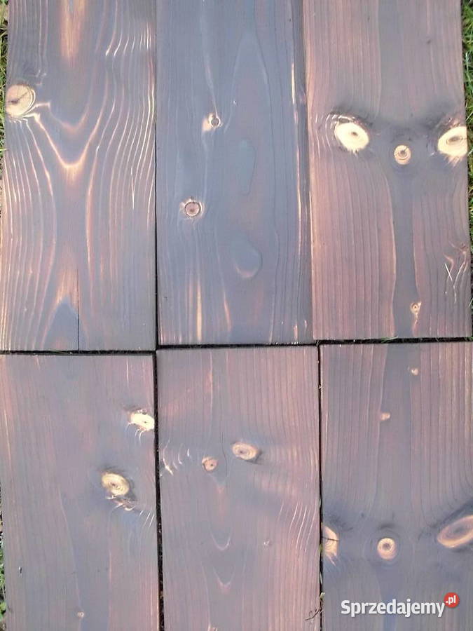 Półka opalana Shou Sugi Ban szczotkowana 20cm Warszawa sprzedam