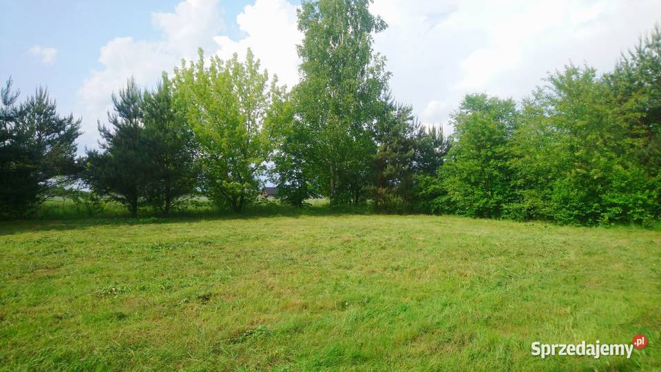 Działka 4828m2 Wkrą pozw na budowę ogrodzenie metalowe Popielżyn-Zawady