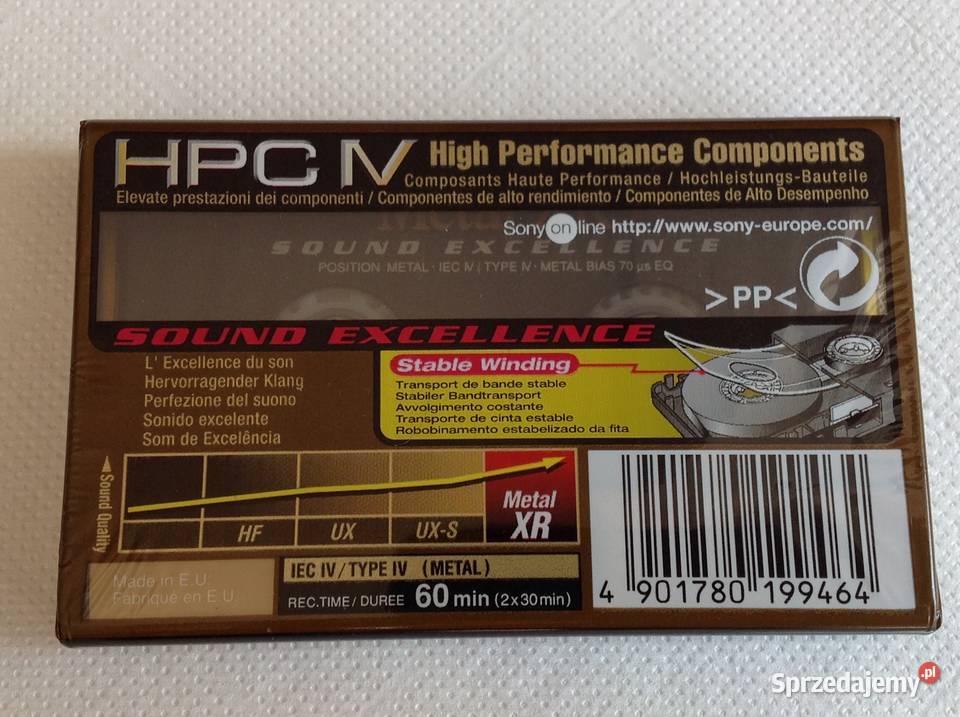 SONY METAL XR 60 kaseta magnetofonowa warmińsko-mazurskie Elbląg