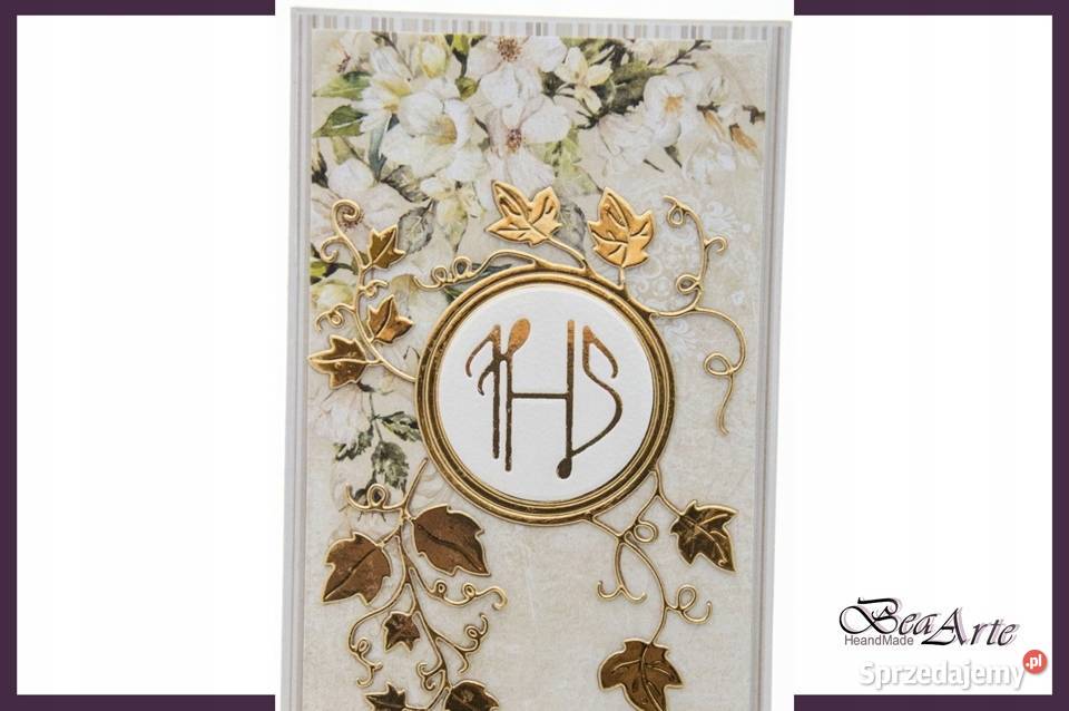 Kartka Pamiątka Pierwszej Komunii świętej duża Łysa Góra