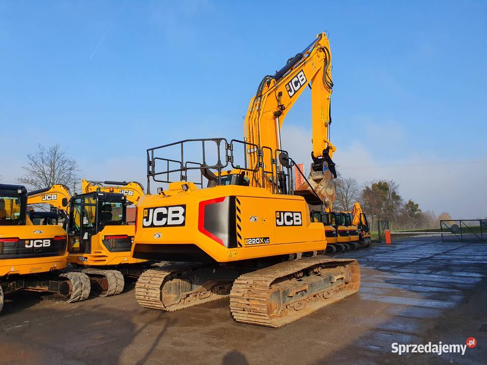 KOPARKA GĄSIENICOWA JCB 220X 24 TONY CAT VOLVO wielkopolskie Krotoszyn