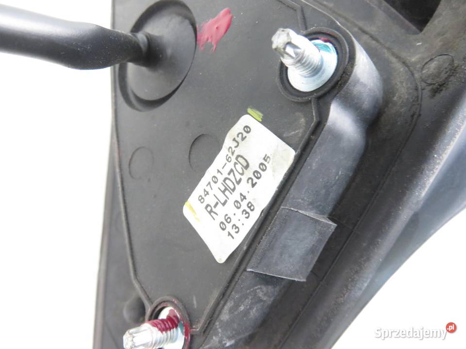 LUSTERKO PRAWE SUZUKI SWIFT MK6 8470162J20 ZJ3