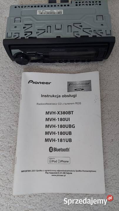 Radio samochodowe Pioneer MVH180UB podlaskie Augustów