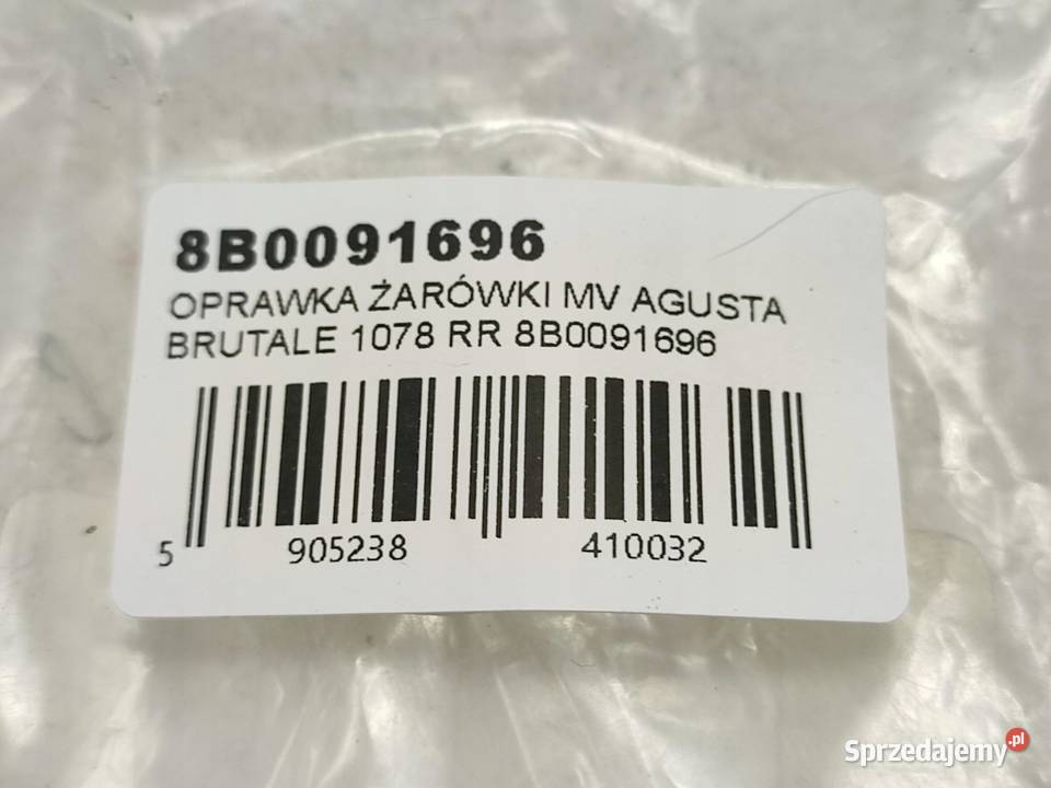 OPRAWKA ŻARÓWKI MV AGUSTA BRUTALE 1078 RR 2009 Części samochodowe