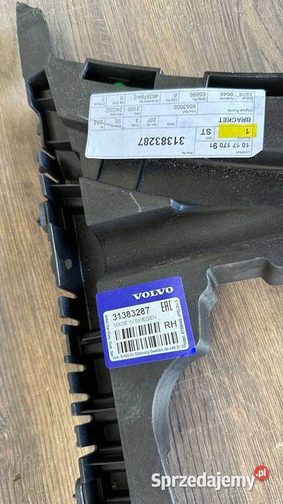 VOLVO V90 II MOCOWANIE ŚLIZG ZDERZAKA TYŁ PRAWY