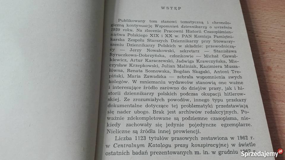 Wspomnienia dziennikarzy z okresu okupacji Kultura i Rozrywka pomorskie Gdańsk