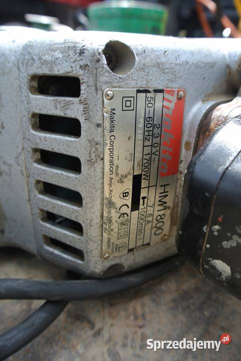 MŁOT WYBURZENIOWY MAKITA HM1800 30 55J Tarnów