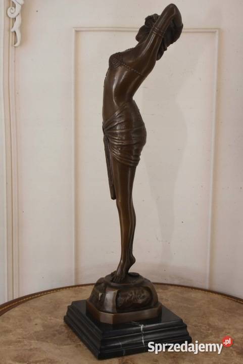 Tancerka Egipska w Sukni Figura Rzeźba z Brązu w małopolskie Kraków sprzedam