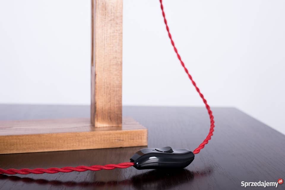 Lampa nocna stołowa drewniana Suchedniów