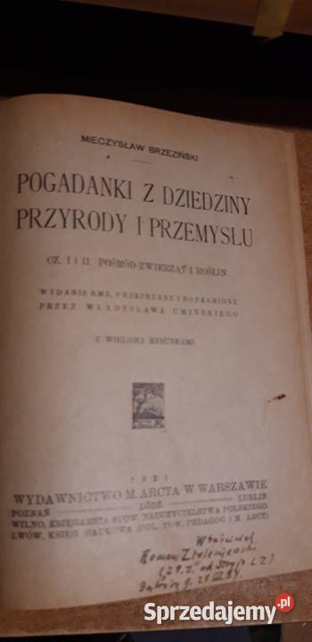 Pogadz dziedz przyri przemysłu 1 4 1921opr il wielkopolskie Iwno