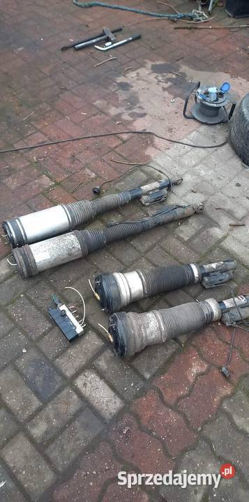 Komplet airmatic W220 miechy listwa i kompresor Zawieszenie i układ kierowniczy