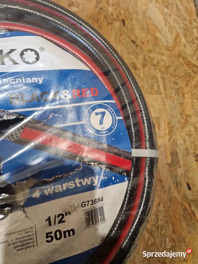 WĄŻ OGRODOWY 4WARSTWOWY 12 50m GEKO wielkopolskie Głogowa